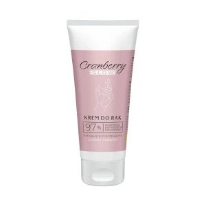 Cranberry Glow Naturalny krem do rąk z masłem shea i witaminą E