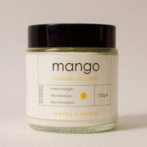 Siostry z Natury mango – balsam do ciała z masłem mango i olejem kokosowym 120 g