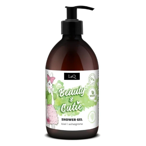 Zel pod prysznic LaQ Beauty and Cutie kiwi i winogrona – naturalny, wegański