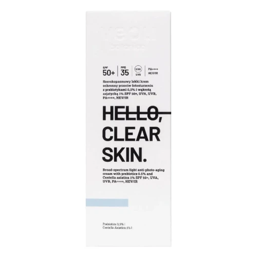 krem prebiotyczny SPF50 Veoli – satynowo-matowe wykończenie