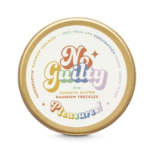 Naturalny brokat do makijażu Rainbow Freckles – bio glitter w tęczowych odcieniach
