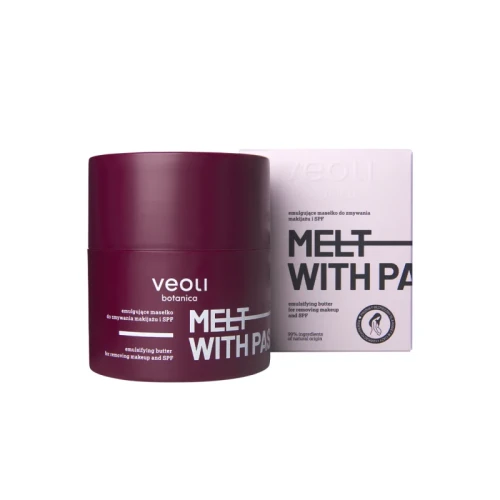 Veoli Botanica Melt With Passion masło rozświetlające do demakijażu i SPF
