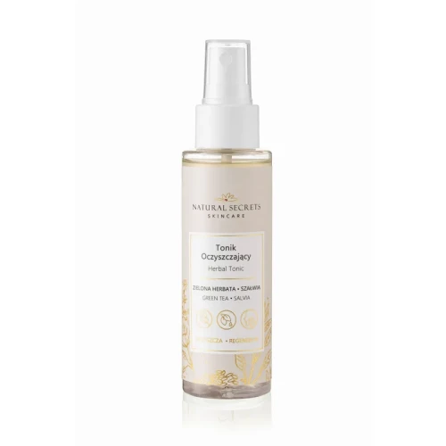 Natural Secrets Tonik Oczyszczający z zieloną herbatą i szałwią