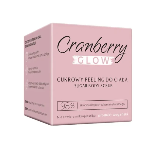 Cranberry Glow Cukrowy peeling do ciała