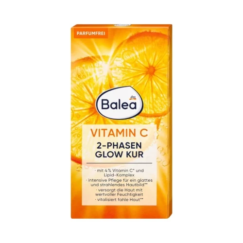 Balea dwufazowe serum z witaminą C w ampułkach – serum z witaminą C na przebarwienia