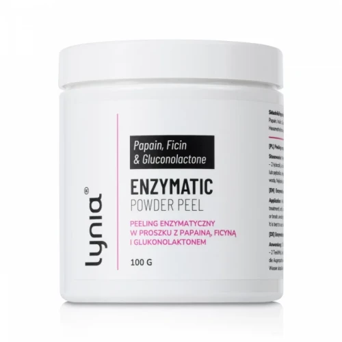 Lynia peeling enzymatyczny w proszku do cery naczynkowej i mieszanej