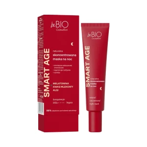 beBIO Naturalna skoncentrowana maska na noc Smart Age, 40 ml