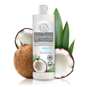 e-Fiore Odżywczy szampon do włosów zniszczonych KOKOSOWY, 280 ml