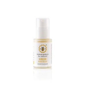 Miodowa Mydlarnia Miód i Arjuna - krem pod oczy, 15 ml
