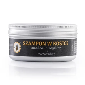 Miodowa Mydlarnia Miodowo-Węglowy - szampon w kostce oczyszczający, 70 g