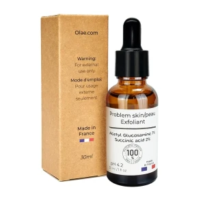 Olae Peeling z kwasem bursztynowym do cery problematycznej, 30 ml