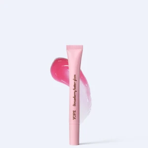 YOPE Pielęgnujący błyszczyk do ust Strawberry Butter, 8 ml