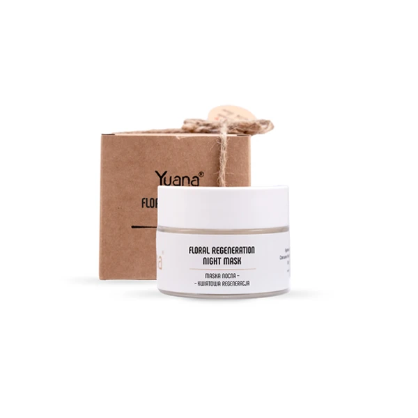 Ночная маска для лица Yuana Floral Regeneration Night Mask, восстанавливающая, для сухой и чувствительной кожи, 50 мл